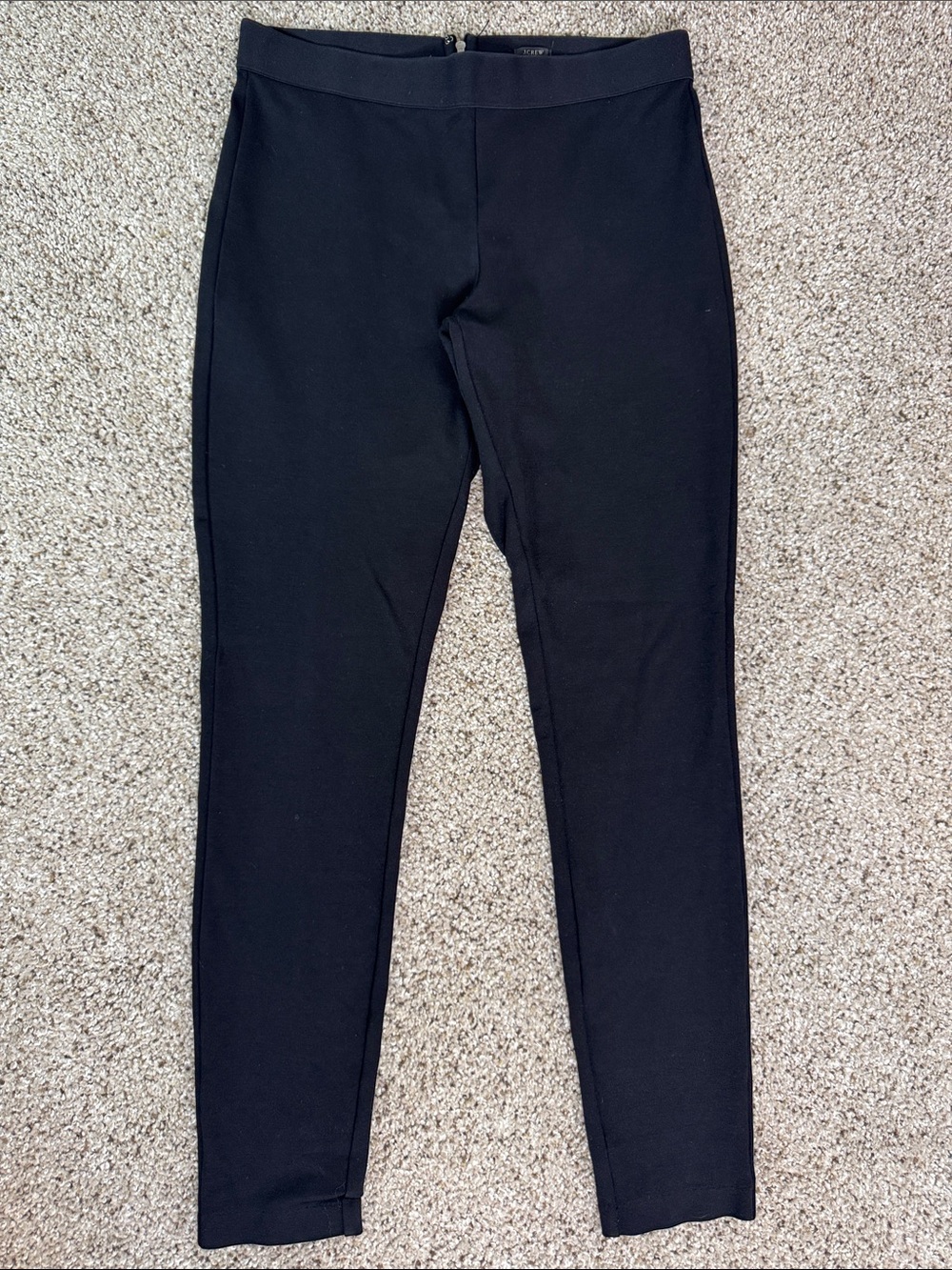 J. Crew Black Pixie Pant with back Zipper